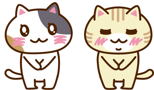 お辞儀するみんジョブイメージキャラクターのうめとこんぶ